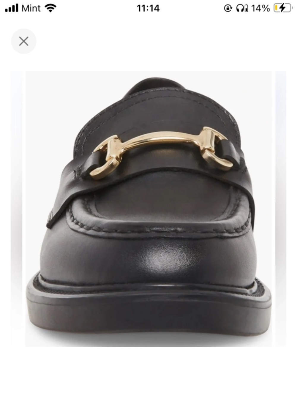 Like new Blondo Hire womens 9 genuine leather black penny loafers - Picture 4 of 9